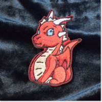 Écusson brodé Dragon Rouge
