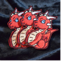 Écusson brodé Dragon Rouge